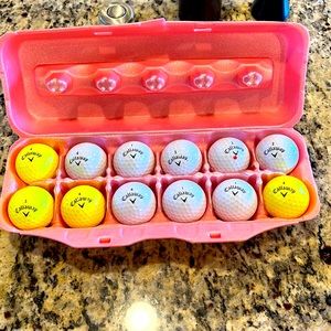 Dozen Callaway super soft golf balls